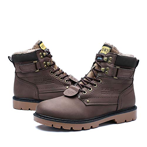Gracosy Bottes Hiver Fourrées Hommes,...