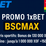 Code promo 1xBet Togo BCSMAX : 130 000 XOF en freebets ou 1 000 000 XOF + 150 FS